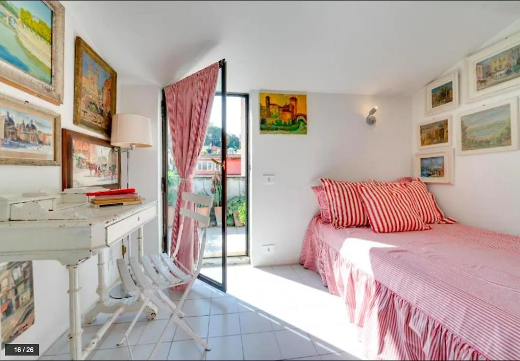 Luxury Art Apartment In Trastevere With Terrace Rome